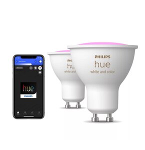 Inteligentna żarówka LED PHILIPS HUE White and color Ambiance GU10 (2 szt.)