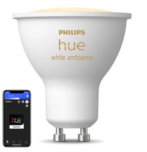 Inteligentna żarówka LED PHILIPS HUE 929003666701 4.2W GU10 Bluetooth, Zigbee