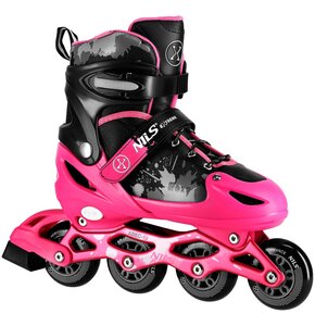 Łyżworolki NILS EXTREME NA18137A (rozmiar 39-42) Czarno-różowy