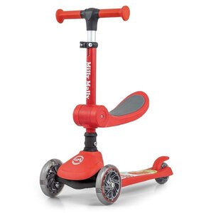 Hulajnoga dla dzieci MILLY MALLY Scooter Fuzzy Czerwony