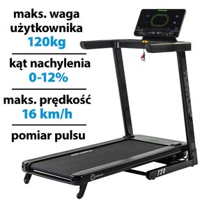 Bieżnia elektryczna TUNTURI Competence T20 2570W 16km/h