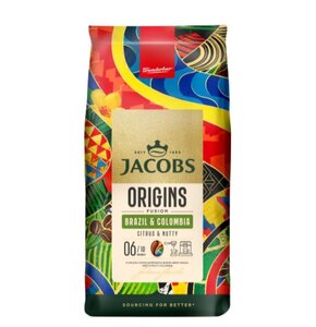 Kawa ziarnista JACOBS Origins Fusion Brazil & Colombia 1 kg