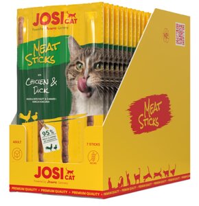 Przysmak dla kota JOSICAT Meat Sticks Kurczak i kaczka (20 x 35 g)