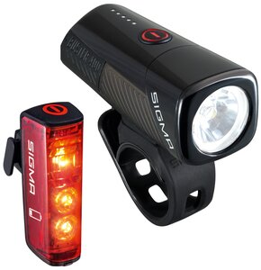 Zestaw lampek rowerowych SIGMA Buster 400 SET W Blaze Flash