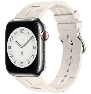 Pasek BELINE Silicone Ultra do Apple Watch 4/5/6/7/8/9/SE/SE 2 (38/40/41mm) Beżowy