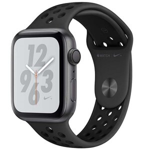APPLE Watch 4 Nike+ GPS 40mm koperta z aluminium (gwiezdna szarość) + pasek sportowy (czarny)