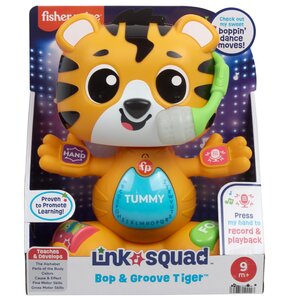 Zabawka interaktywna FISHER PRICE Link Squad Tygrysek Taniec i nauka HYL33