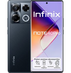 Smartfon INFINIX Note 40 Pro 12/256 6.78" 120Hz Czarny