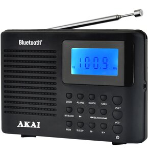 Radio AKAI APR-400 Analogowe Przenośne Czarny