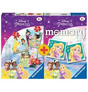 Puzzle RAVENSBURGER Disney Princess 20864 (110 elementów) + memory