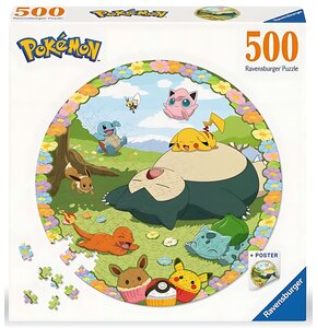 Puzzle RAVENSBURGER Pokemon Postacie 12001131 (500 elementów)