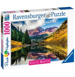 Puzzle RAVENSBURGER Beautiful Mountains Aspen Kolorado 12000255 (1000 elementów)