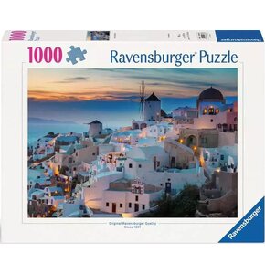 Puzzle RAVENSBURGER Wieczór na Santorini (1000 elementów)