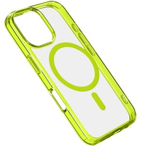 Etui CELLULARLINE Iconic Magsafe do Apple iPhone 16 Pro Przezroczysto-zielony