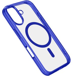 Etui CELLULARLINE Iconic Magsafe do Apple iPhone 16 Przezroczysto-niebieski