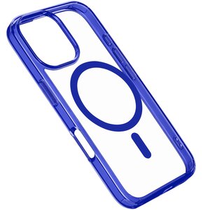 Etui CELLULARLINE Iconic Magsafe do Apple iPhone 16 Pro Max Przezroczysto-niebieski