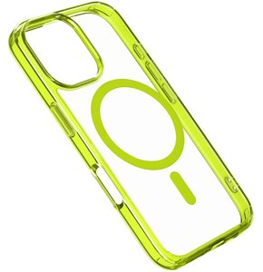 Etui CELLULARLINE Iconic Magsafe do Apple iPhone 16 Pro Max Przezroczysto-zielony