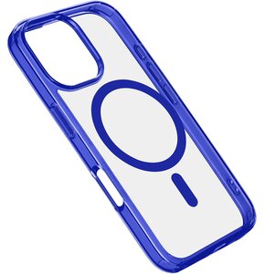 Etui CELLULARLINE Iconic Magsafe do Apple iPhone 16 Pro Przezroczysto-niebieski