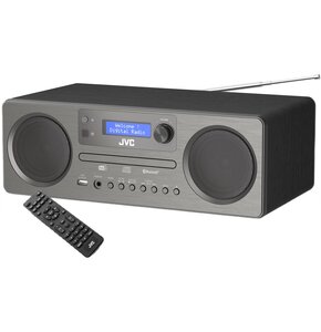 Radioodtwarzacz JVC RD-E861B-DAB Bluetooth Czarno-szary