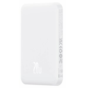 Powerbank BASEUS Magnetic Mini 5000 mAh 20W Biały