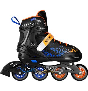 Łyżworolki NILS EXTREME Brave NH18190A 4w1 (rozmiar 39-43) Niebiesko-pomarańczowy