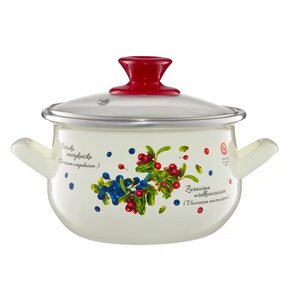 Garnek EMALIA OLKUSZ Pyza Borówka 22 cm
