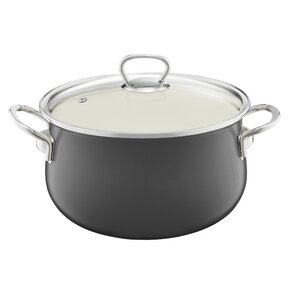 Garnek EMALIA OLKUSZ 35233 Szary 14 cm