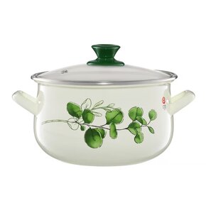 Garnek EMALIA OLKUSZ Pyza Eukaliptus 20 cm