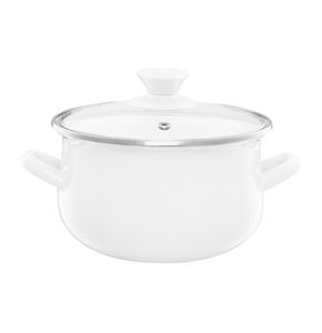 Garnek EMALIA OLKUSZ Pyza Kremowy 18 cm