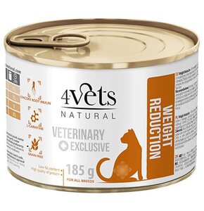 Karma dla kota 4VETS NATURAL Weight Reduction 185 g