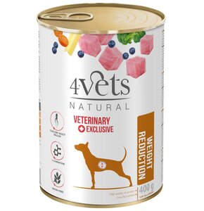 Karma dla psa 4VETS NATURAL Weight Reduction 400 g