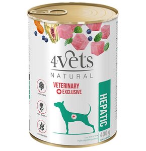 Karma dla psa 4VETS NATURAL Hepatic 400 g