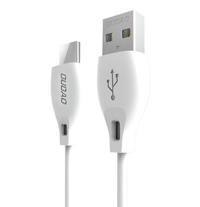 Kabel USB - USB-C DUDAO 1 m Biały