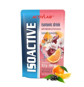 Izotonik ACTIVLAB Isoactive Kwiat wiśni z pomarańczą (31.5 g)