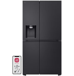 Lodówka LG GSLE91EVAC Side by Side 179cm Srebrna NatureFresh