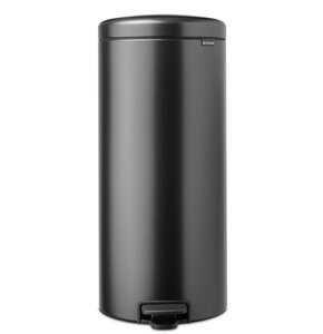 Kosz na śmieci z pedałem BRABANTIA NewIcon 233524 wyjmowane wiadro, nie przepuszcza zapachów, stal 30L Szary