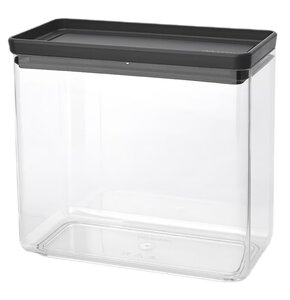 Pojemnik plastikowy BRABANTIA Tasty+ 229961 3.5 L Przezroczysto-ciemnoszary