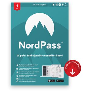Oprogramowanie NordPass Premium 1 ROK Kod aktywacyjny