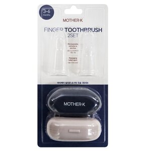 Szczoteczka do zębów dla niemowląt MOTHER-K 4FEE-1771C 3 - 6 m (2 sztuki)