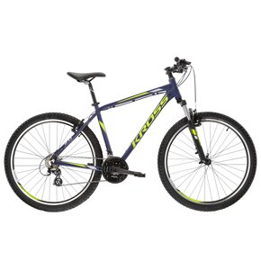 Rower górski MTB KROSS Hexagon 2.0 M21 27.5 cala męski Granatowo-limonkowy