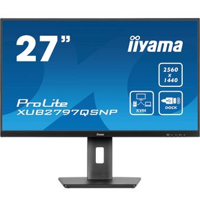Monitor IIYAMA ProLite XUB2797QSNP-B1 27" 2560x1440px IPS 100Hz 1 ms [MPRT]