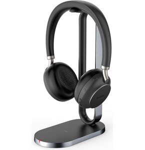 Słuchawki YEALINK BH76 Teams USB-C Bezprzewodowe, Nauszne, ANC Czarny + Stacja ładująca