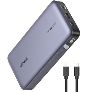 Powerbank UGREEN PB205 25000 mAh 145W Szary