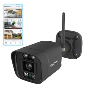 Kamera FOSCAM V5P 5MP Zewnętrzna, Wi-Fi / LAN Czarny