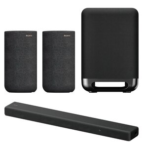 Soundbar SONY HT-A3000 + Kolumny głośnikowe SONY SA-RS5 Czarny (2 szt.) + Subwoofer SONY SASW5.CEL Czarny