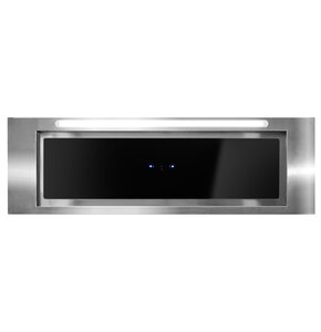 Okap AFRELLI AW-13 Piano Gesto 90 Inox/czarny 488m3/h 60dB klasa B Timer