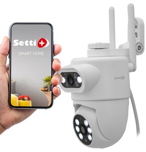 Kamera SETTI+ SC762 3MP+3MP 2K Zewnętrzna / Wewnętrzna, Wi-Fi