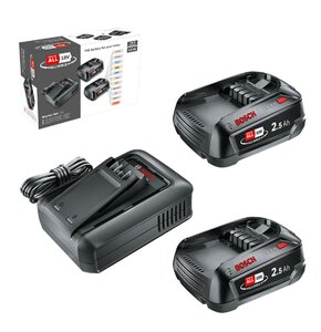 Akumulator BOSCH 1600A031T5 2 x 2.5 Ah 18V + ładowarka