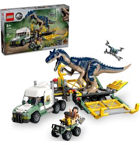 LEGO 76966 Jurassic World Dinomisje: ciężarówka do transportu allozaura