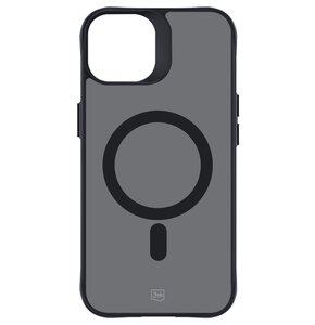 Etui 3MK Smoke MagCase do Apple iPhone 15 Czarny transparentny